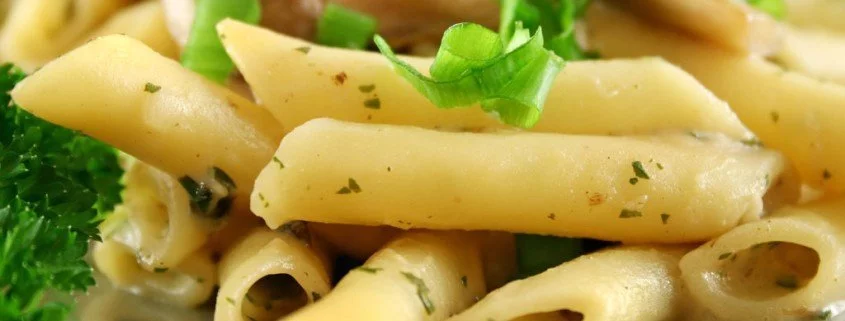 Der Genuss von frischer Pasta