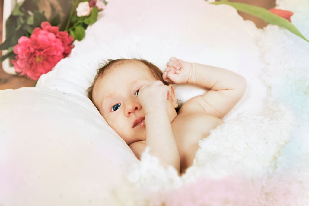 Wenn sich das Baby in den Schlaf weint